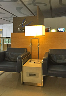 Travel Club: International Terminal, Airside, Mezzanine Level Travel Club: International Terminal, Airside, Mezzanine Level