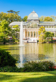 Buen Retiro Park and Crystal Palace